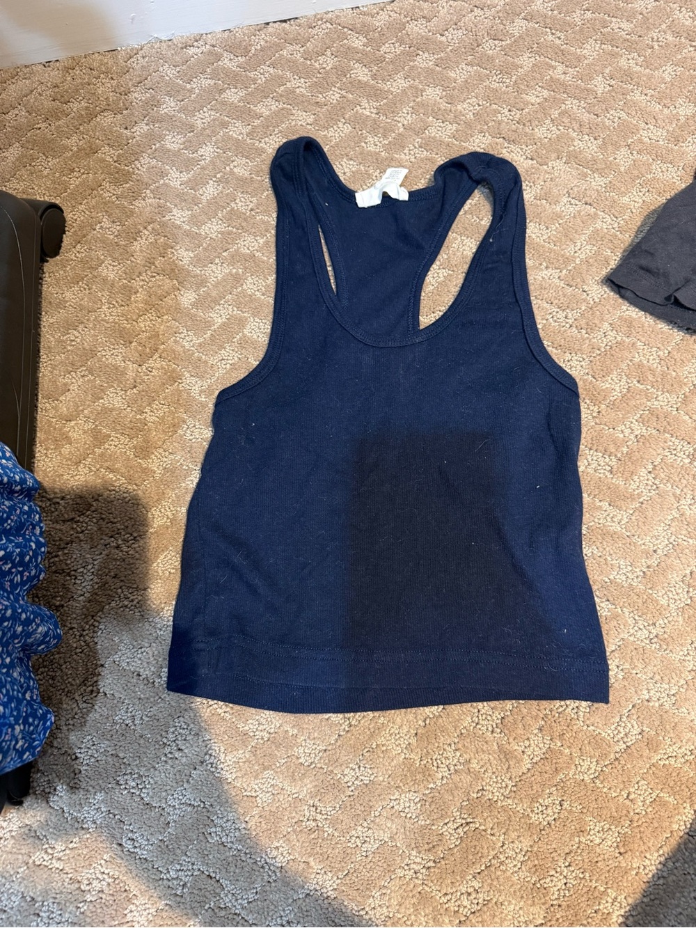 Women's Navy Racerback Tank Top